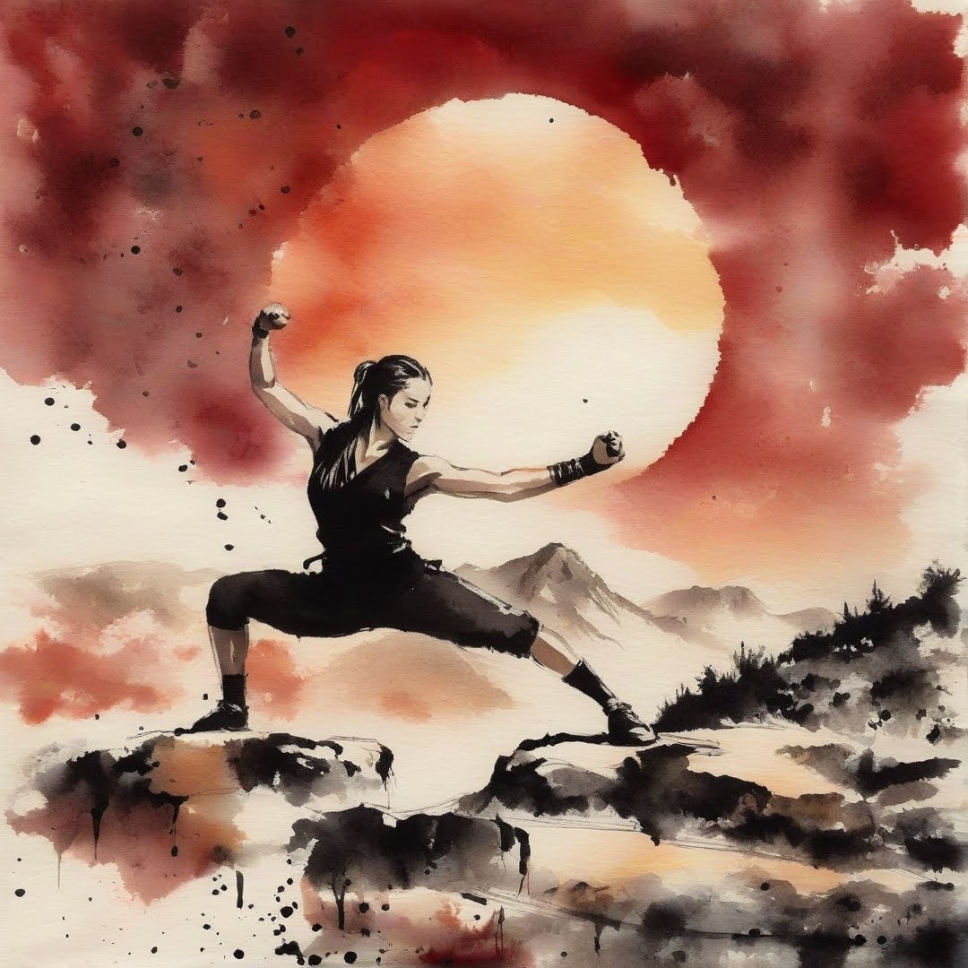 Generative AI wushu still 2